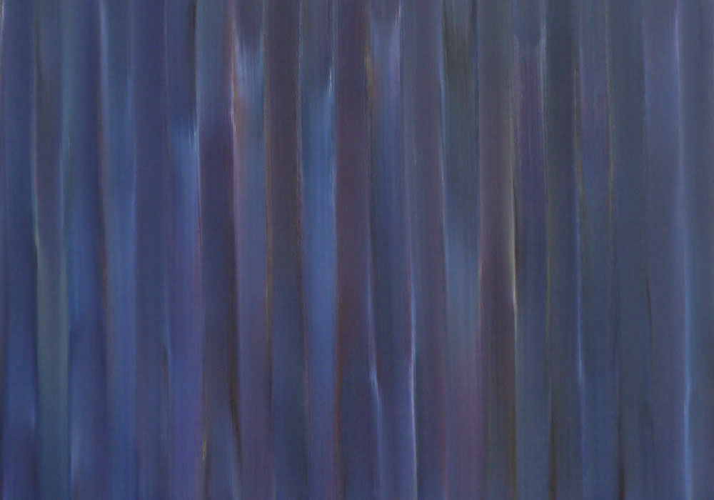 Streifenbild M blau 5, 100x70cm